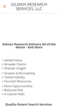 Mobile Screenshot of gilmanresearch.com